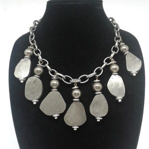 Pyrite Bib Necklace